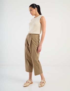 Top Contempo cuello redondo