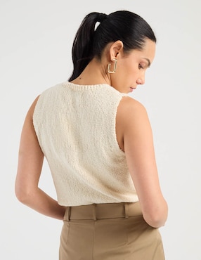 Top Contempo cuello redondo