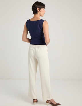 Pantalón Contempo recto para mujer