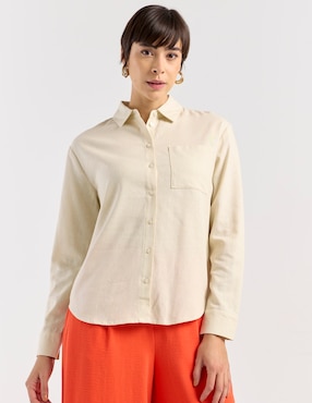 Blusa Contempo manga larga para mujer