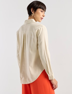 Blusa Contempo manga larga para mujer