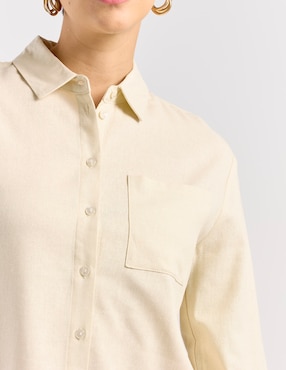 Blusa Contempo manga larga para mujer