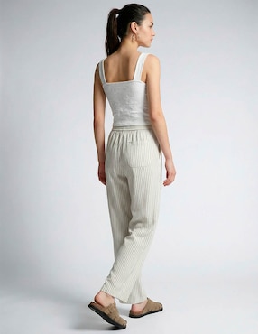 Pantalón relaxed Contempo straight para mujer