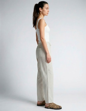 Pantalón relaxed Contempo straight para mujer