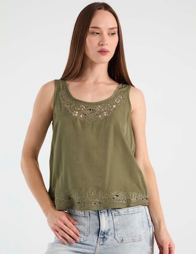 Blusa de tirantes Contempo para mujer