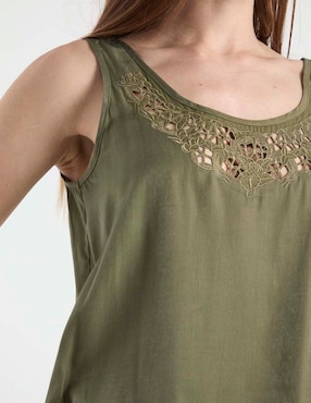 Blusa de tirantes Contempo para mujer