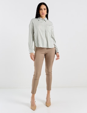 Blusa Contempo manga larga para mujer