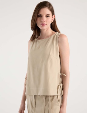 Top Contempo cuello redondo
