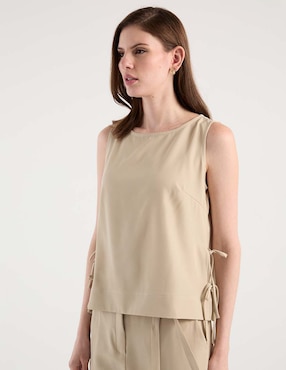 Top Contempo cuello redondo