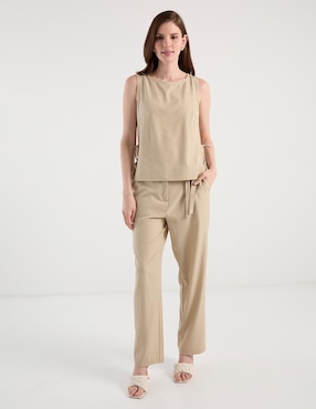 Top Contempo cuello redondo