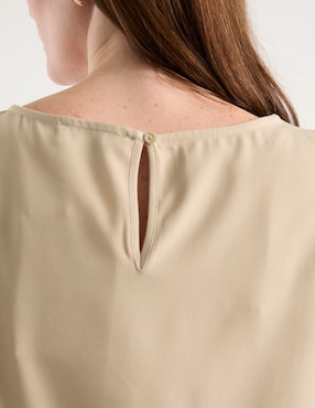 Top Contempo cuello redondo