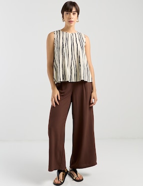 Blusa de tirantes Contempo para mujer