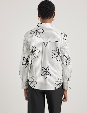 Blusa Contempo manga larga para mujer
