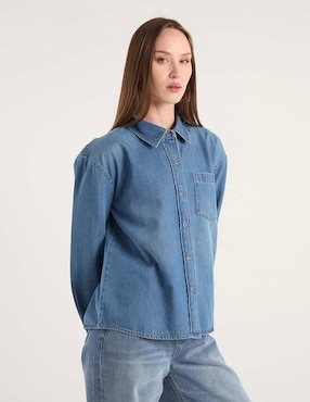 Blusa Contempo manga larga para mujer