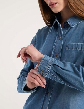 Blusa Contempo manga larga para mujer