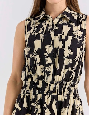 Vestido a la rodilla casual Contempo para mujer