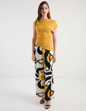 Pantalón Contempo amplio para mujer