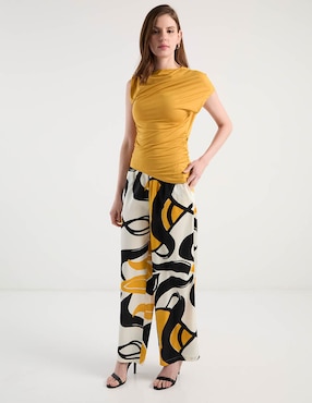 Pantalón Contempo amplio para mujer