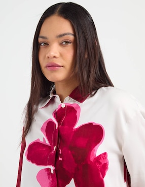 Blusa Contempo manga larga para mujer