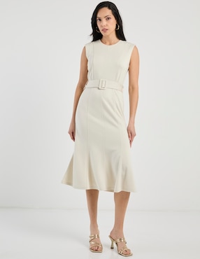 Vestido 3/4 casual Contempo para mujer