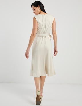 Vestido 3/4 casual Contempo para mujer