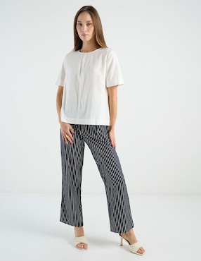 Pantalón Contempo straight para mujer