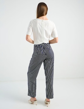Pantalón Contempo straight para mujer