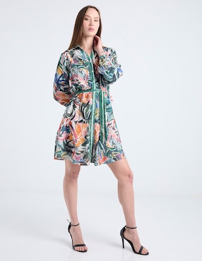 Vestido mini casual Contempo para mujer