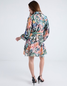 Vestido mini casual Contempo para mujer