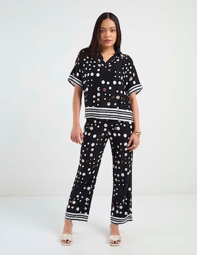 Pantalón relaxed Contempo para mujer