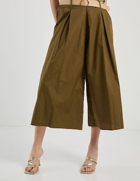 Pantalón capri Contempo relajado para mujer