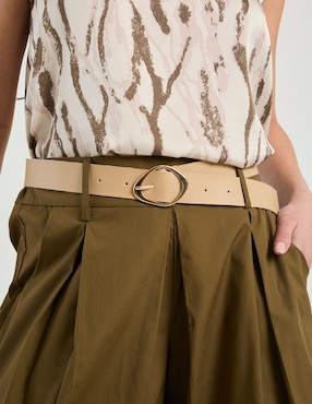 Pantalón capri Contempo relajado para mujer