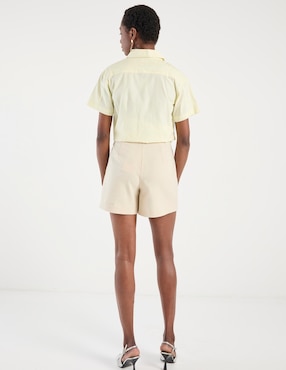 Falda short Contempo a la cintura