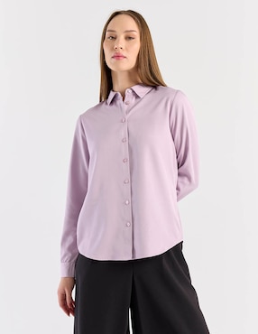 Blusa Contempo manga larga para mujer