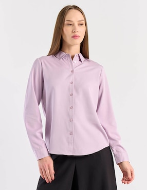 Blusa Contempo manga larga para mujer