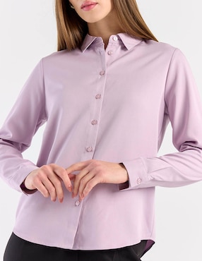 Blusa Contempo manga larga para mujer