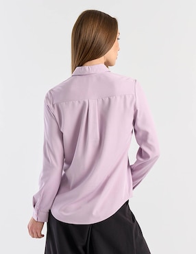 Blusa Contempo manga larga para mujer