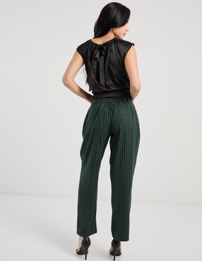 Pantalón de vestir Contempo relajado para mujer