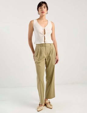 Pantalón Contempo relajado para mujer