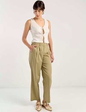 Pantalón Contempo relajado para mujer