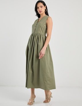 Vestido crop casual Contempo para mujer