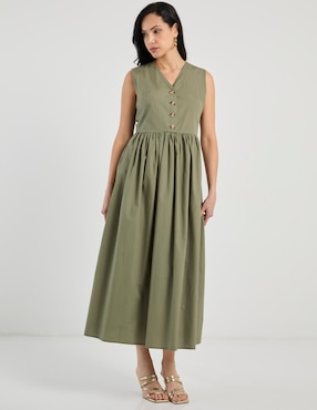 Vestido crop casual Contempo para mujer