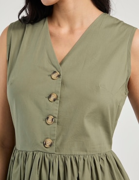 Vestido crop casual Contempo para mujer