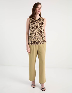 Pantalón Contempo amplio para mujer