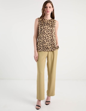 Pantalón Contempo amplio para mujer