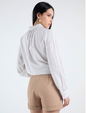 Blusa Contempo manga larga para mujer