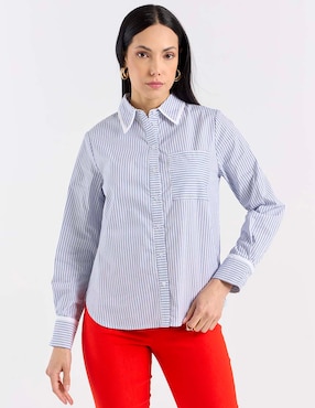 Blusa Contempo manga larga para mujer