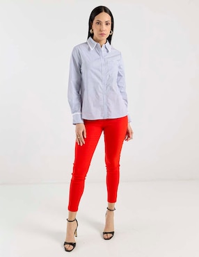 Blusa Contempo manga larga para mujer