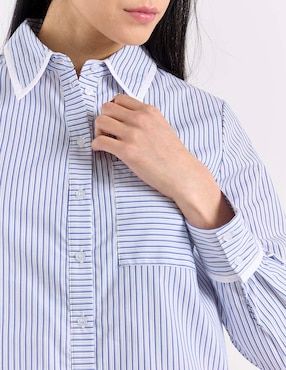 Blusa Contempo manga larga para mujer