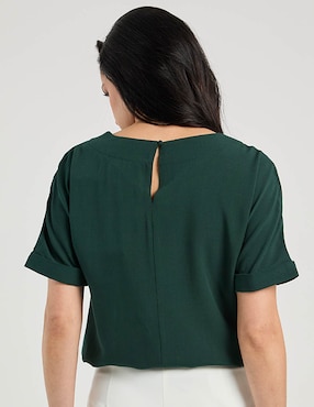 Blusa Contempo manga corta para mujer